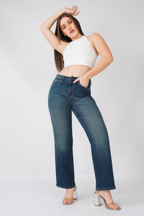 1165 STRAIGHT FIT JEANS -VINTAGE TINT